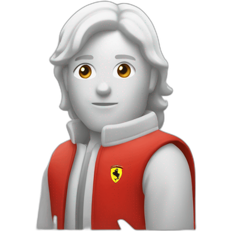 Ferrari purosanhue in red color emoji