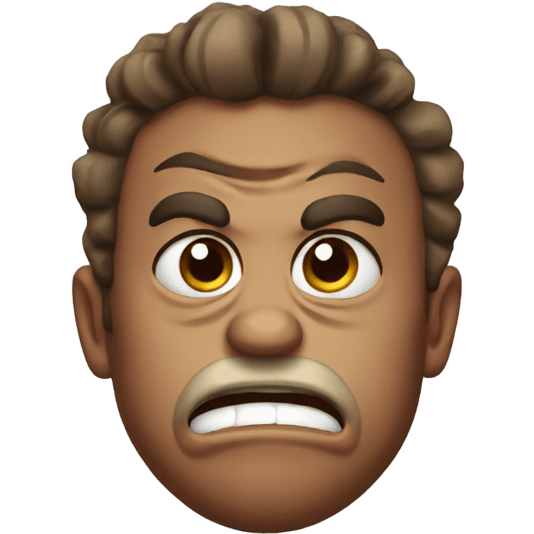 Angry buckeye emoji