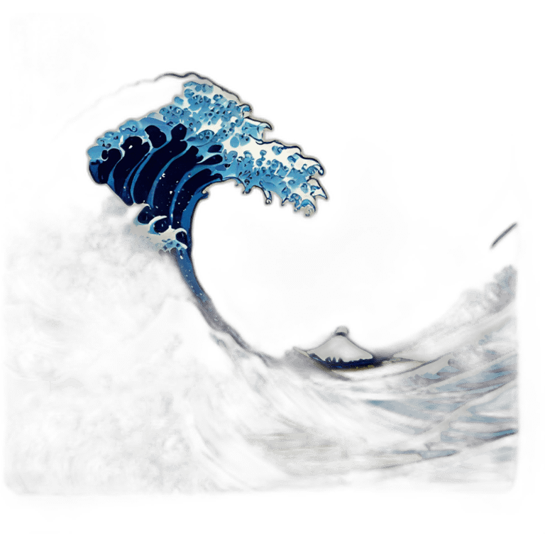 The Great Wave off Kanagawa emoji