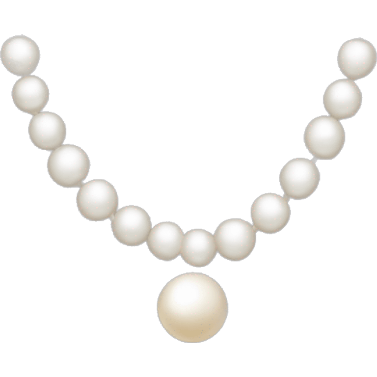 pearl necklace  emoji