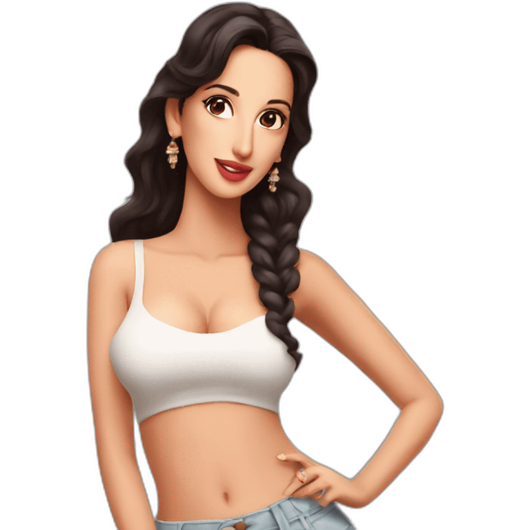 Nora fatehi  emoji