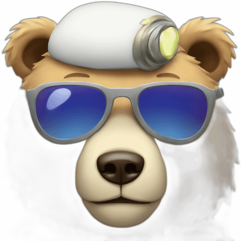 sleepy pilot bear emoji