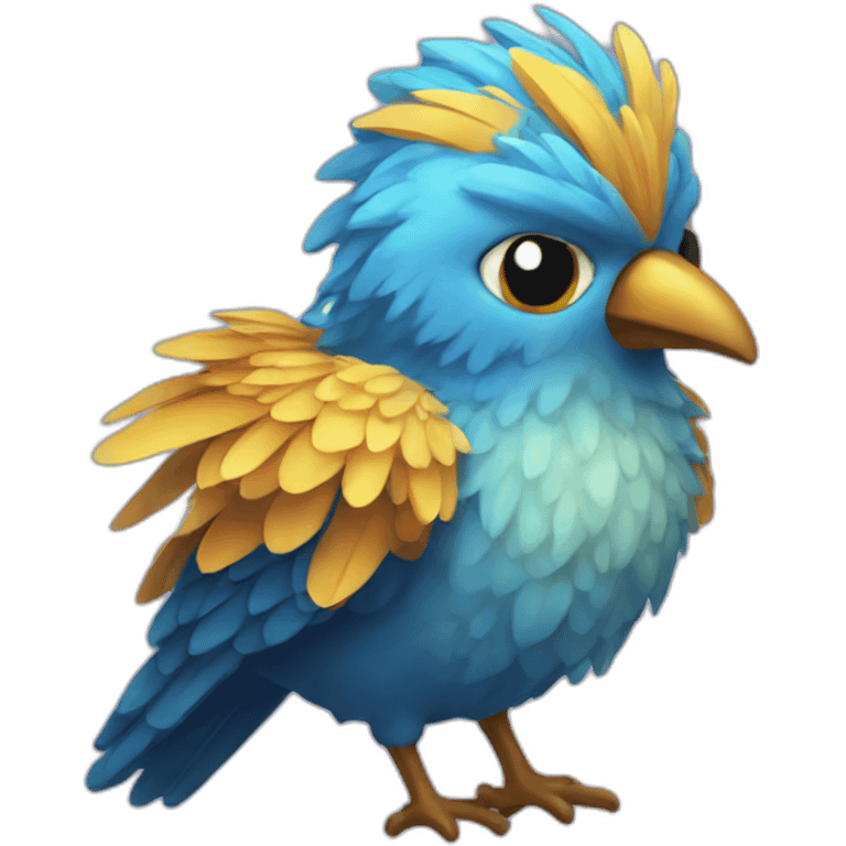 Fantasy bird emoji