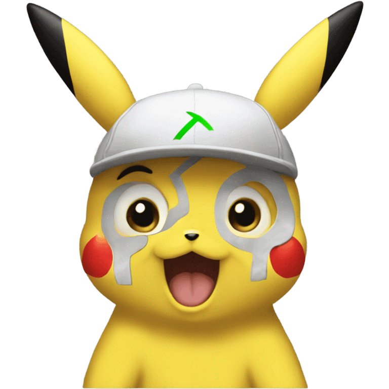 Pikachu mind blown emoji