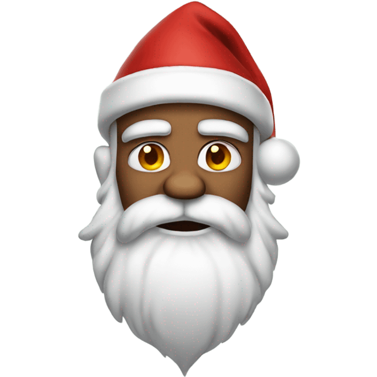 Mean Santa emoji