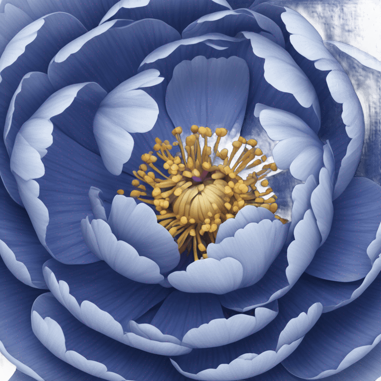 navi blue 
peony emoji