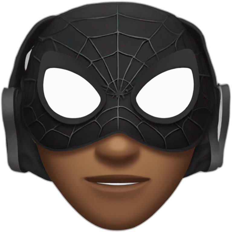  miles morales in mask emoji