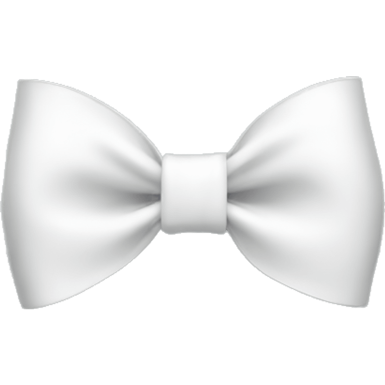 white bow emoji