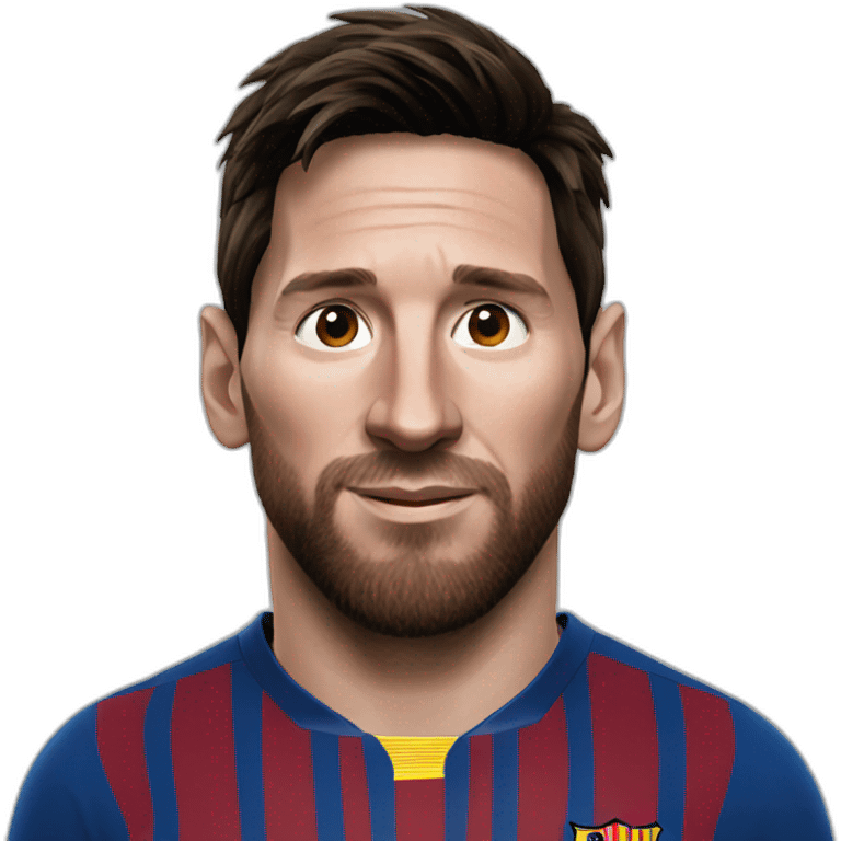 messi realistic emoji