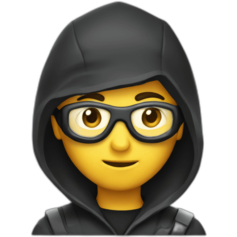 a scientist ninja emoji