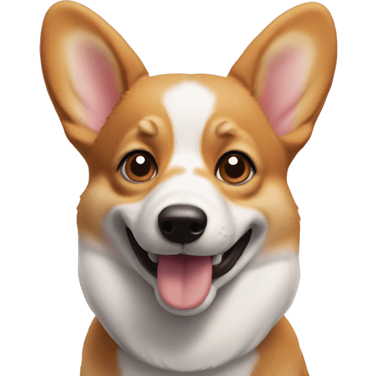 Cheeky corgi emoji