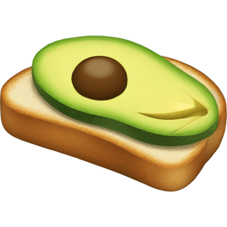 Avocado on toast emoji