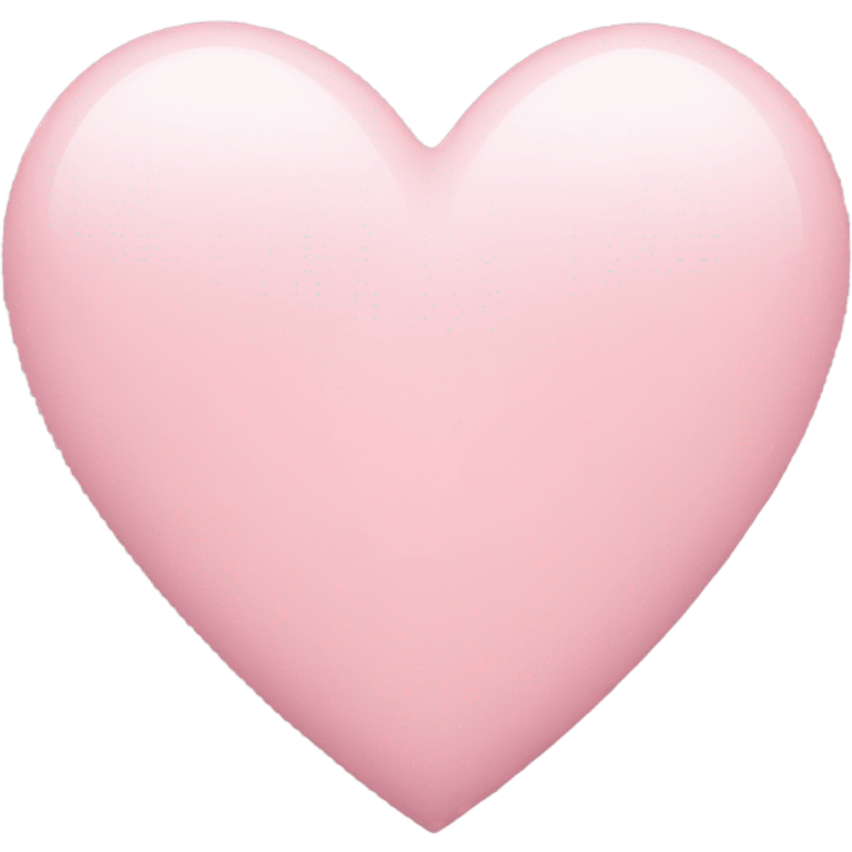 Light pink heart emoji