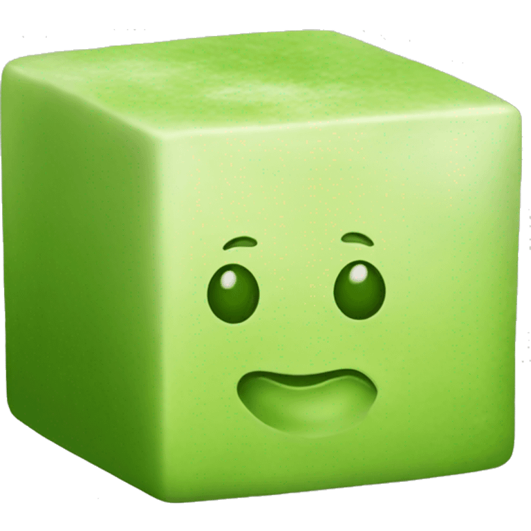 Matcha Cube emoji