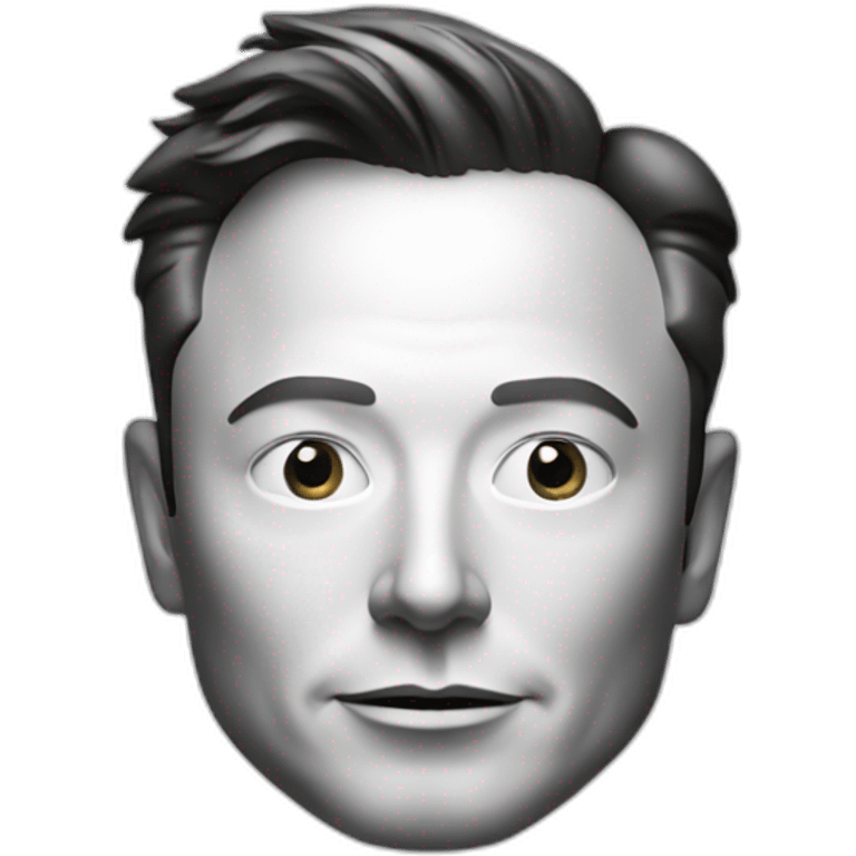 Elon Musk avec une question emoji