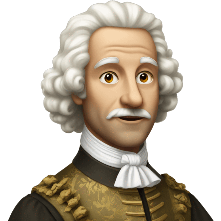 white aristocrat XVII century emoji