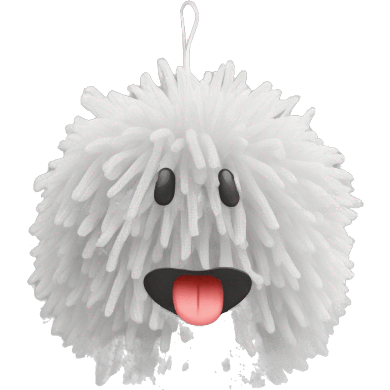 Synthetic mesh loofah emoji