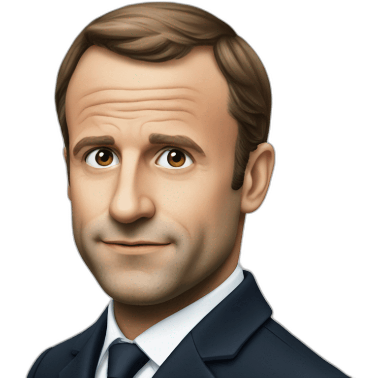 Macron en poisson emoji