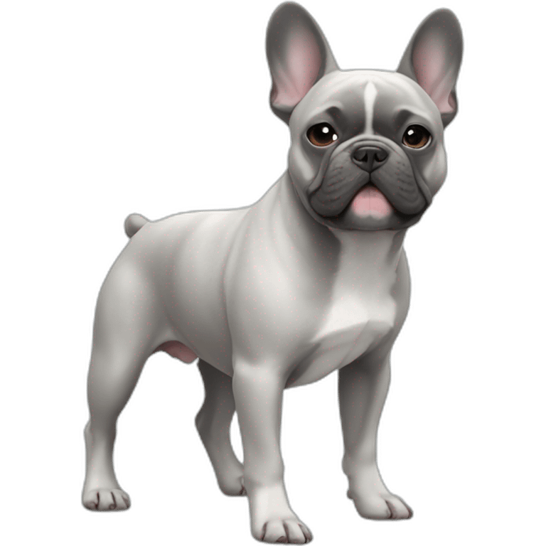 blue french bulldog emoji