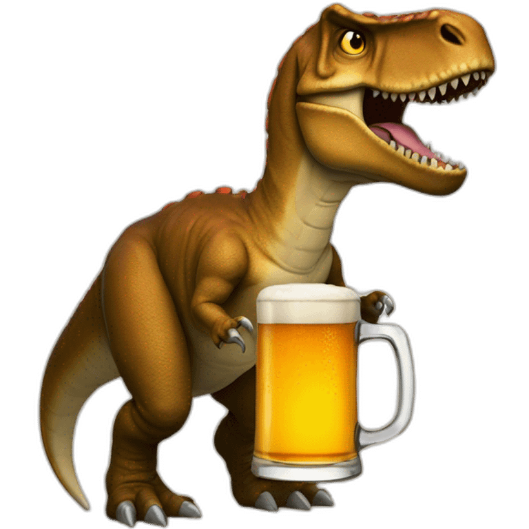 beer-t-rex emoji