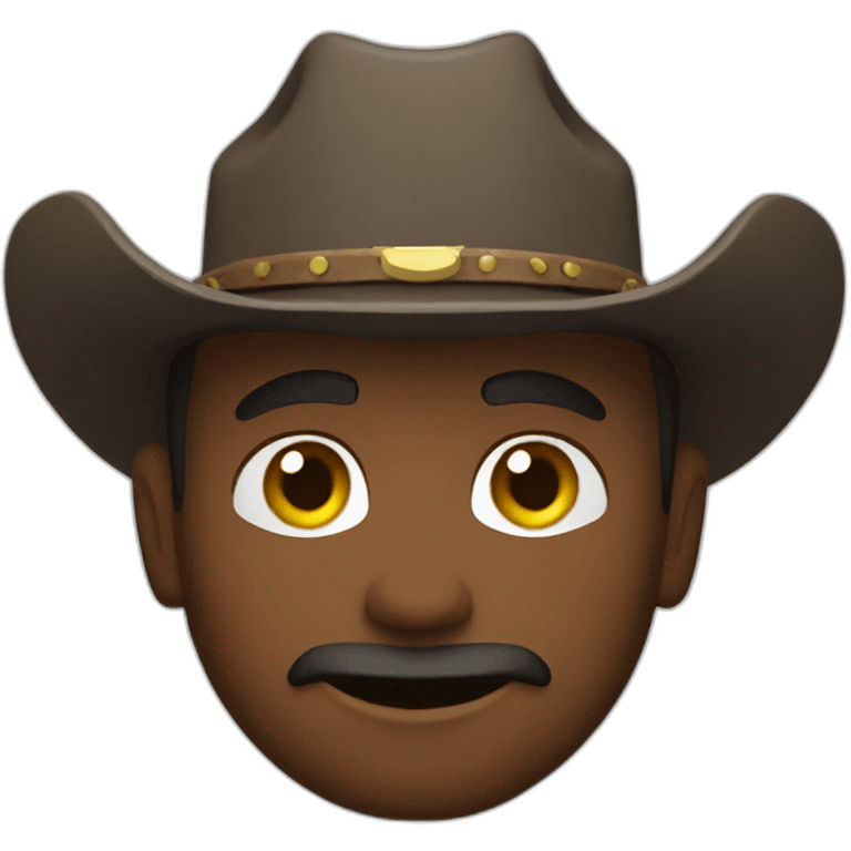 cowboy with halo emoji