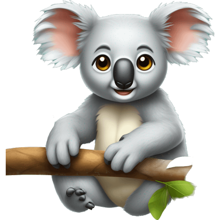 Remange entre un koala et une coccinelle extra mignonne emoji