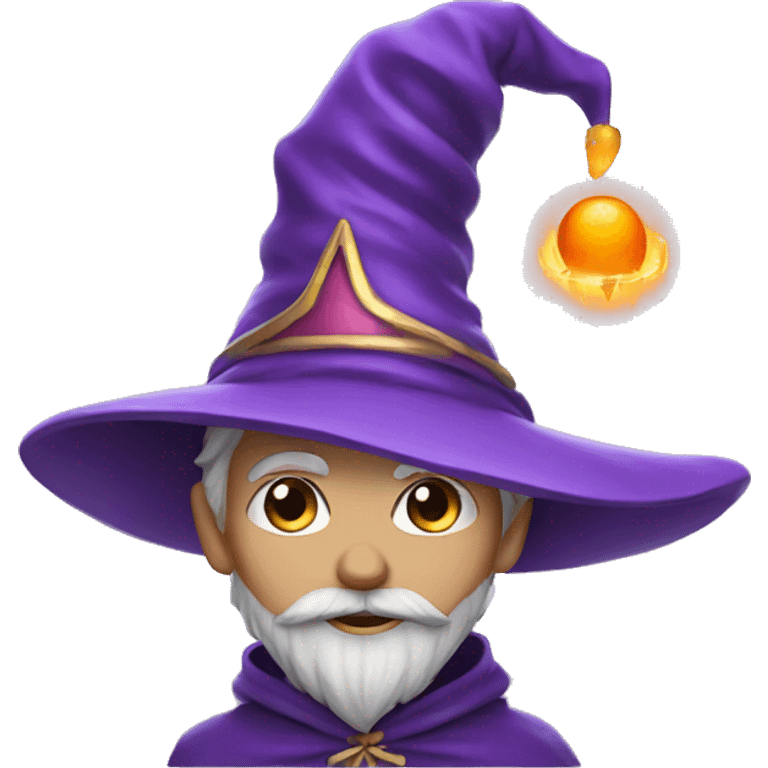 carot wearing magic purple wizard   emoji