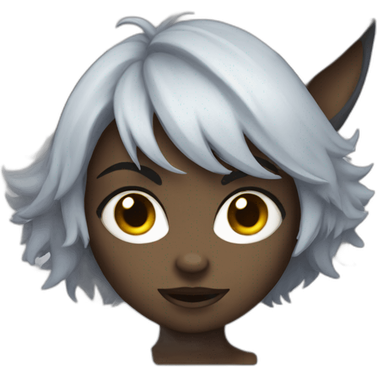 Bestia werewolf girl emoji