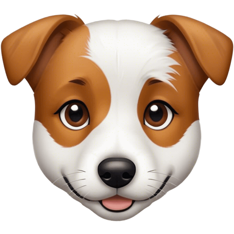 Wire hair jack Russel  emoji