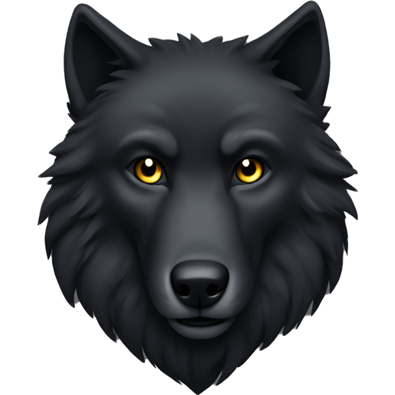 Big black wolves emoji