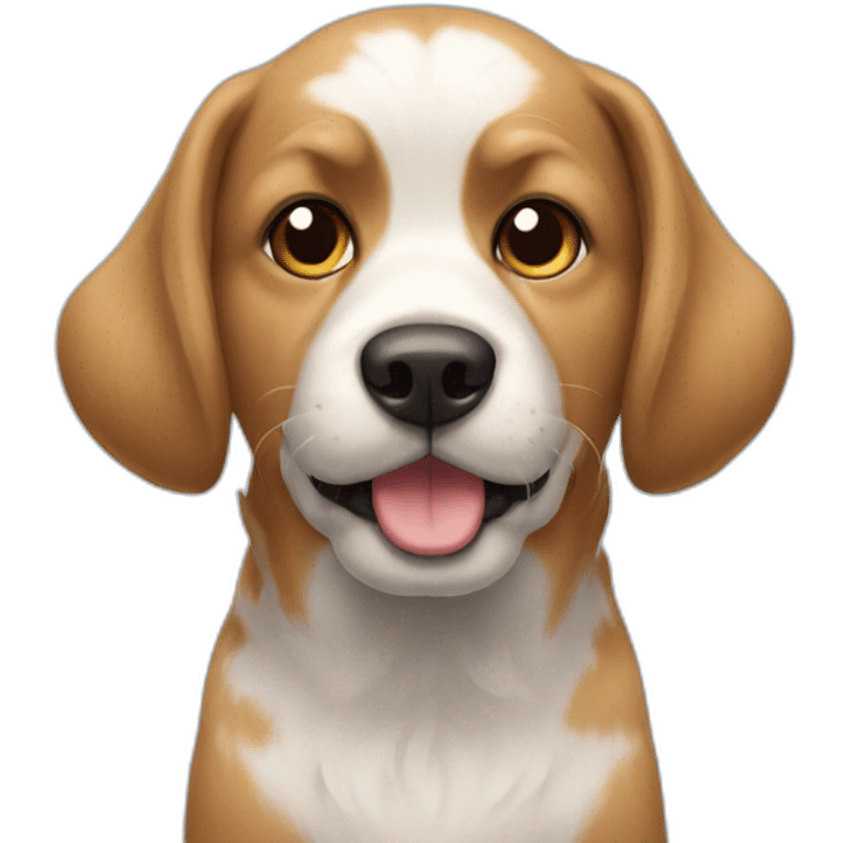 Chat sur dog emoji