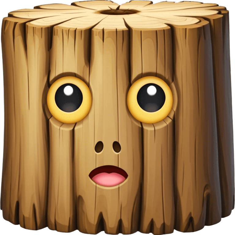 tree trunk block emoji