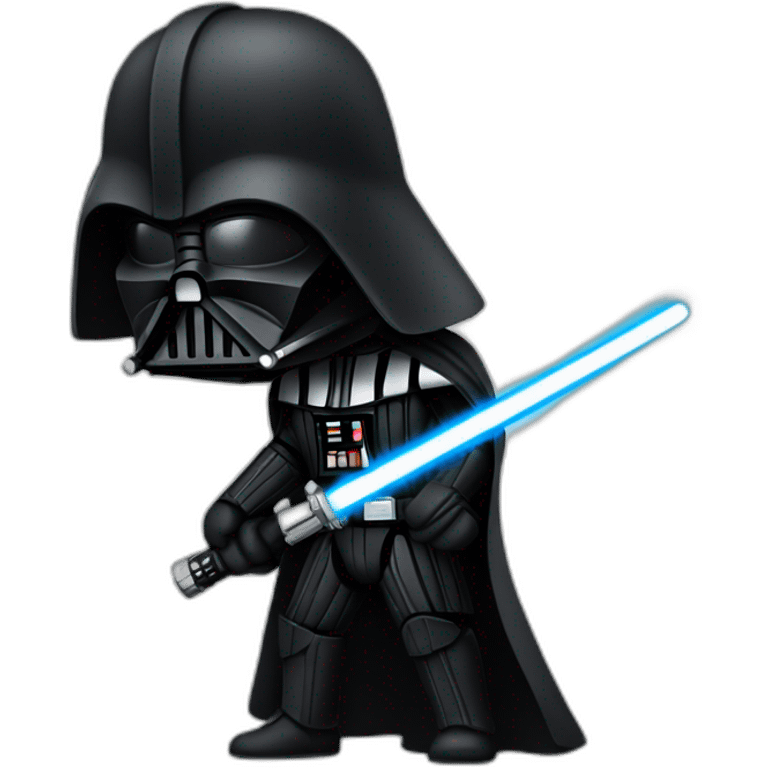 Dark vador holding light saber emoji