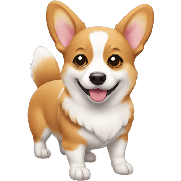 cute corgi  emoji