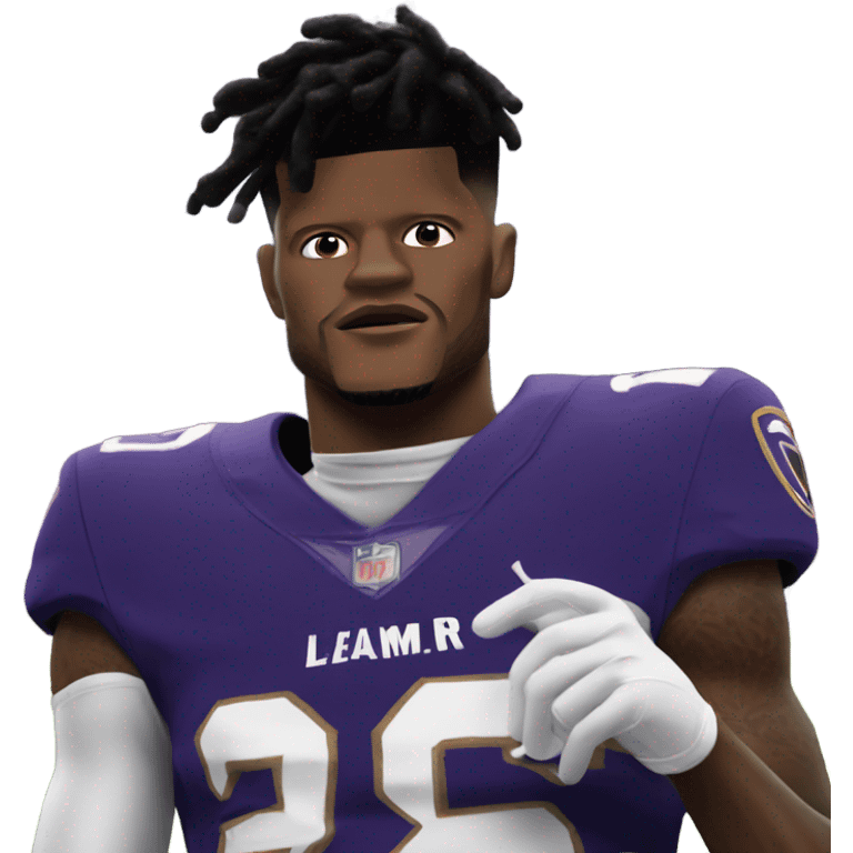 Lamar fumble emoji