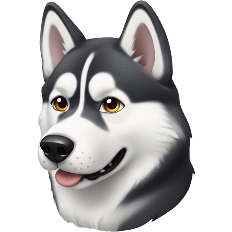 Husky siberiano com turbant emoji