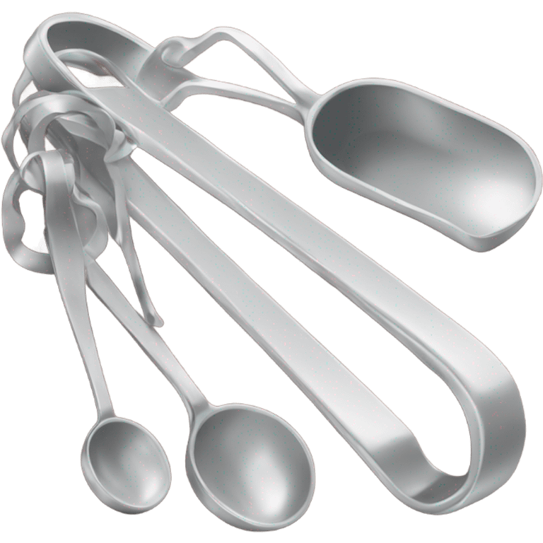 Measuring spoons on loop emoji