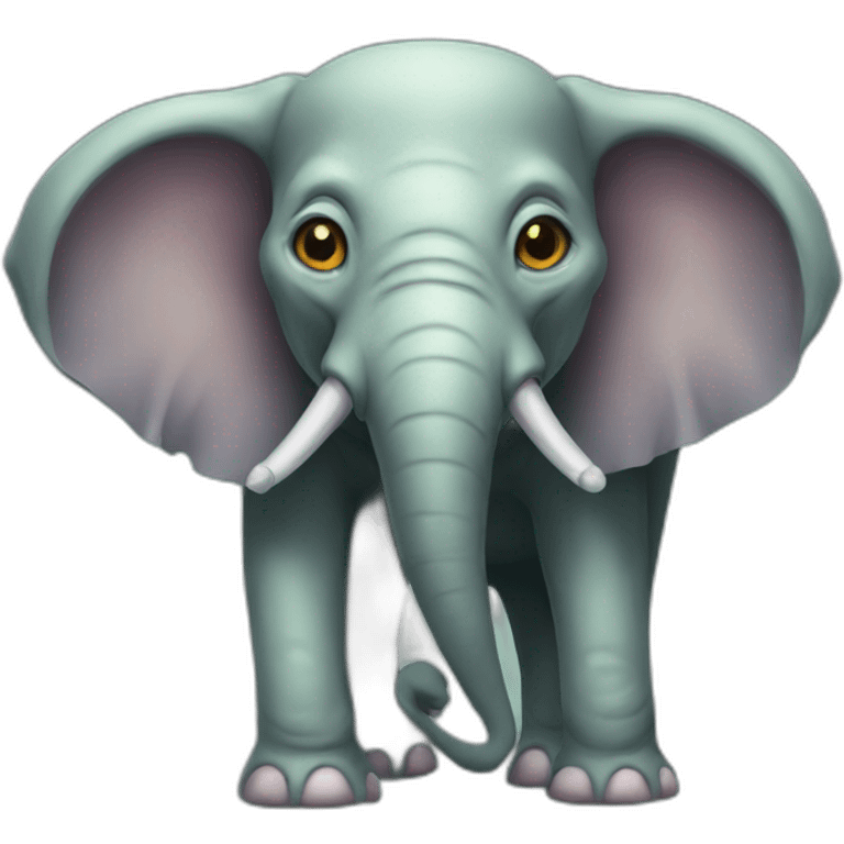 Alien elephant emoji