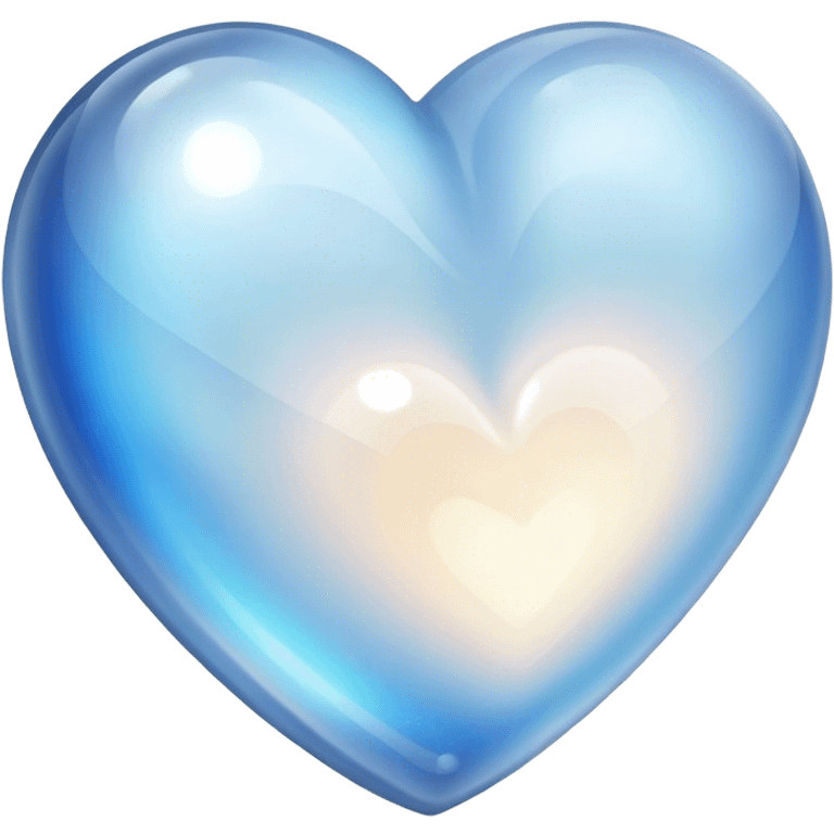 Moonstone heart emoji