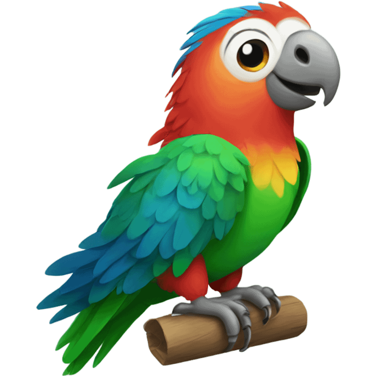 happy parrot emoji