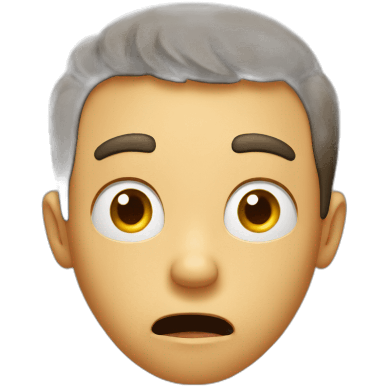 shocked guy emoji