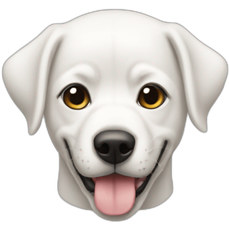 Perrito blanco emoji