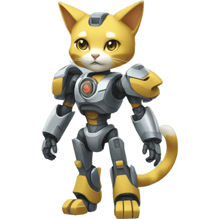 Cat-Medabot full body emoji