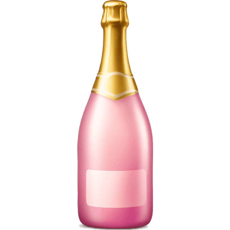 champagner bottle pink emoji