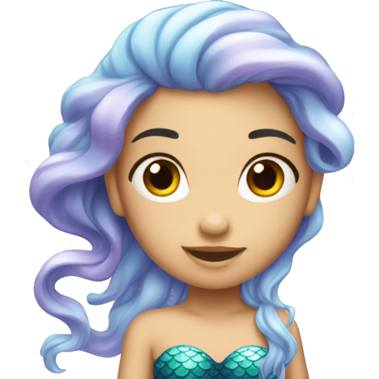 Mermaid Rosa girl water  emoji