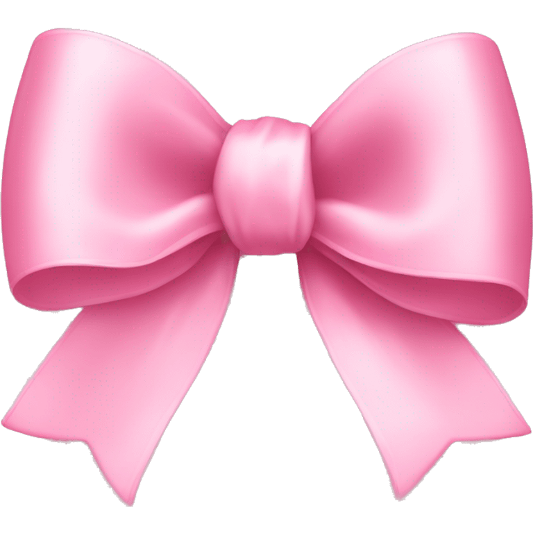 light pink ribbon bow emoji