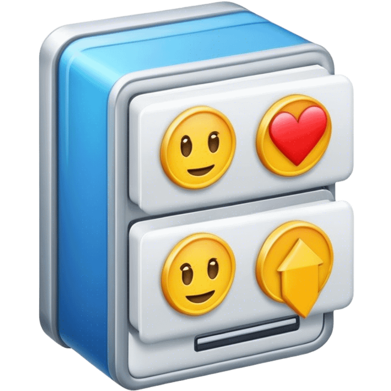 Information travelling into a database emoji