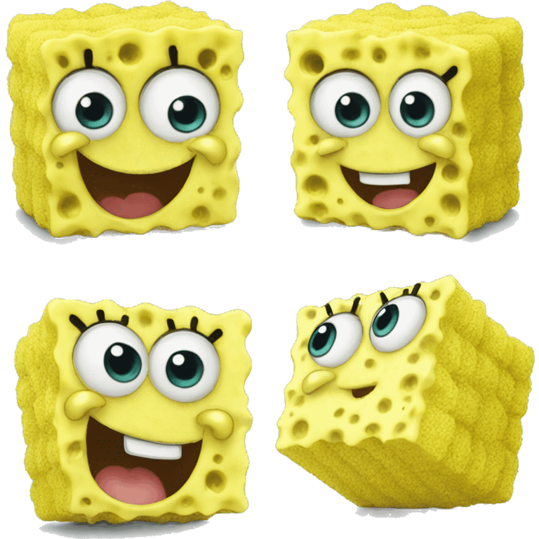 cute baby sponge bob emoji