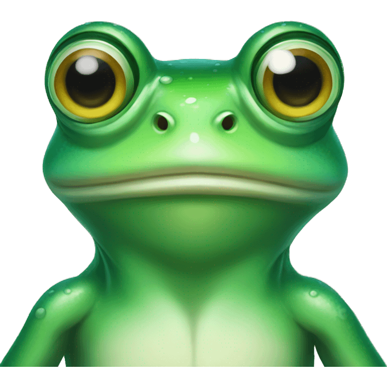 frog like human emoji