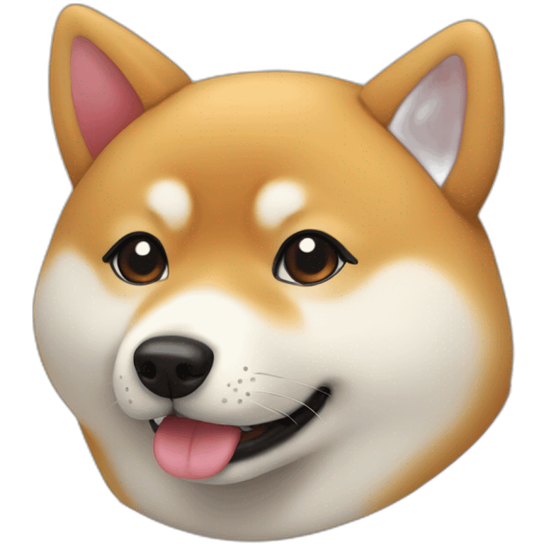 Shiba inu kawaii emoji